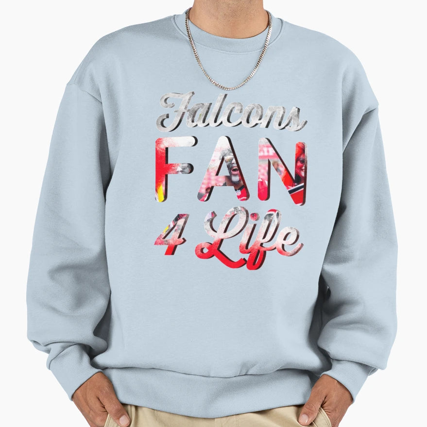 Falcons 4 Life V3 Sweatshirt - Aesthetic Graphic for Adults - T-Shirt, Sweatshirt, Hoodie