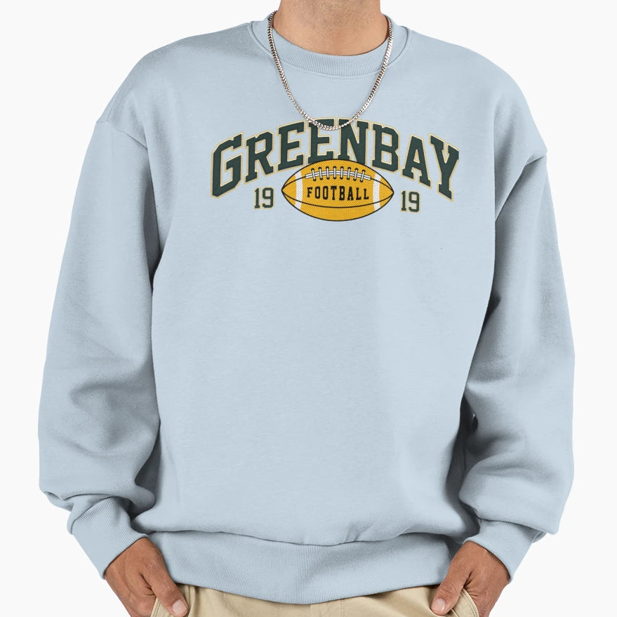Green Bay Football Sweatshirt - Custom Art Print Men Women - T-Shirt, Sweatshirt, Hoodie