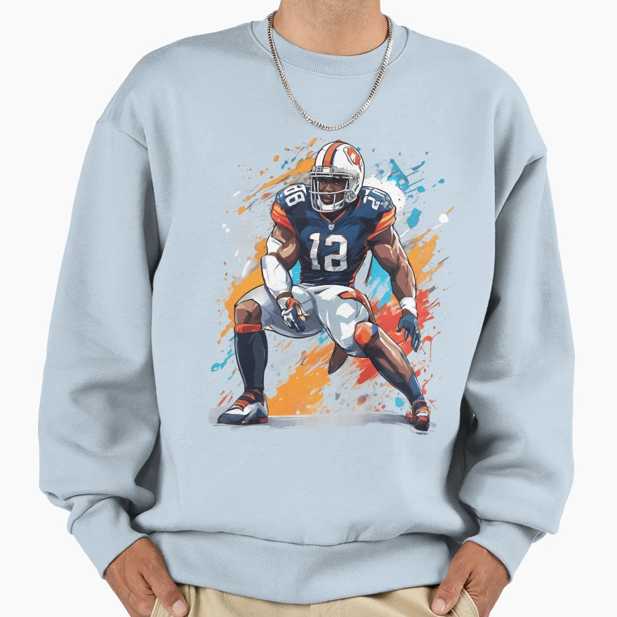 American Football Tight End Sweatshirt - Aesthetic Graphic Unisex - T-Shirt, Sweatshirt, Hoodie