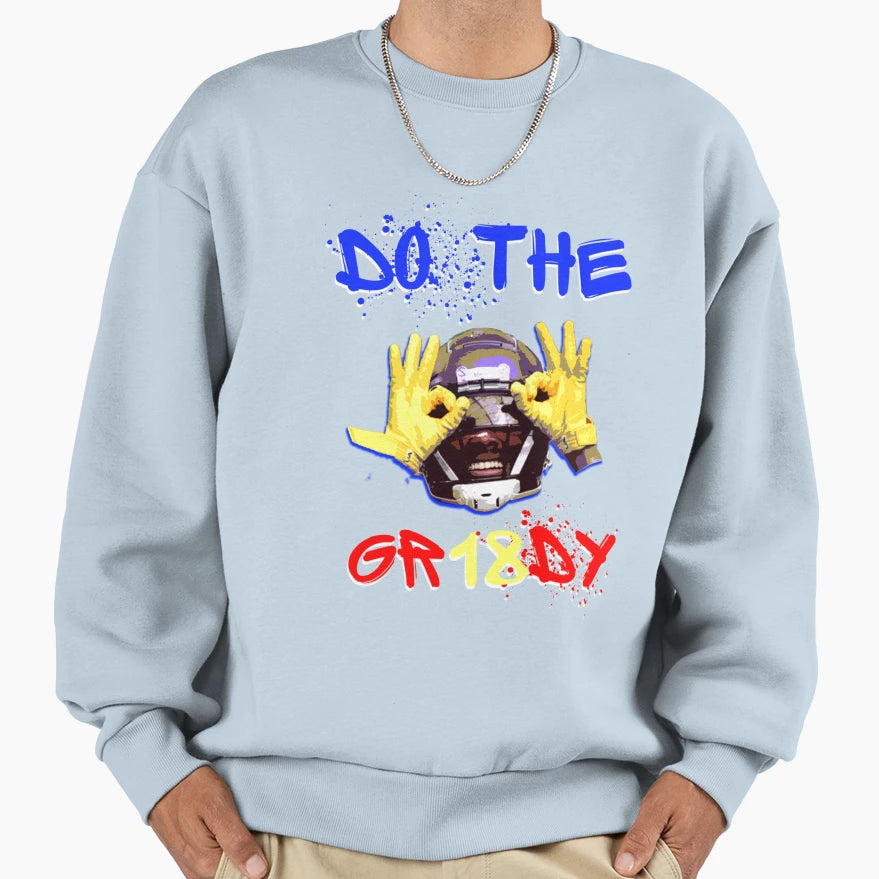 Griddy Duo Sweatshirt - Trendy Graphic Unisex - T-Shirt, Sweatshirt, Hoodie