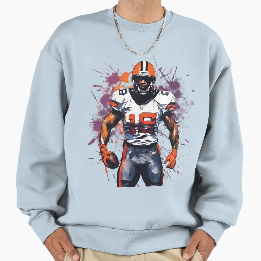 American Football Fullback Sweatshirt - Minimalist Print for Adults - T-Shirt, Sweatshirt, Hoodie