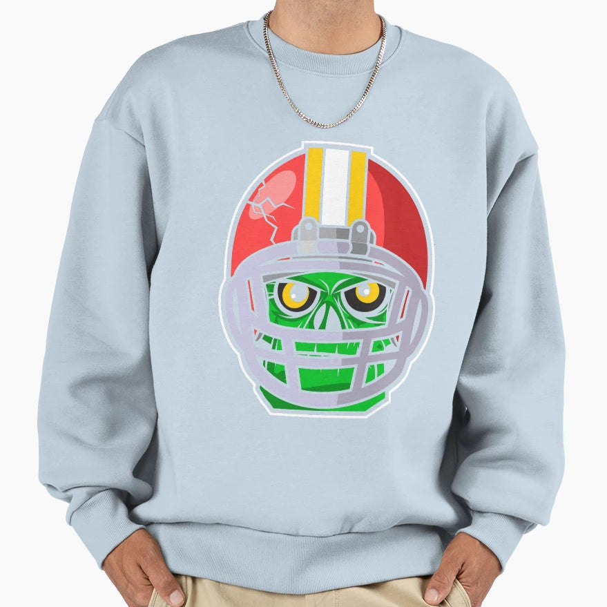 Funny American Football Player Sweatshirt - Trendy Graphic Men Women - T-Shirt, Sweatshirt, Hoodie