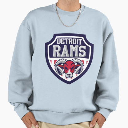 Detroit Rams T-Shirt - Streetwear Style Men Women - T-Shirt, Sweatshirt, Hoodie