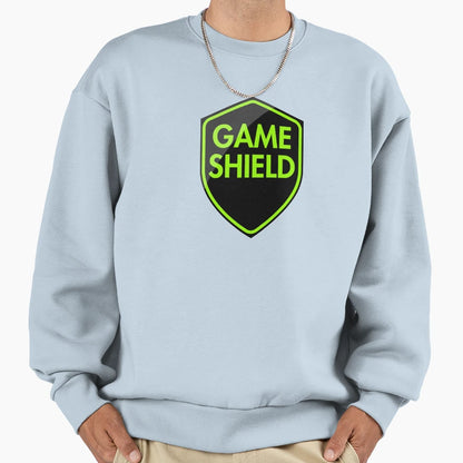 Game Shield Green Sweatshirt - Graphic Print for Adults - T-Shirt, Sweatshirt, Hoodie