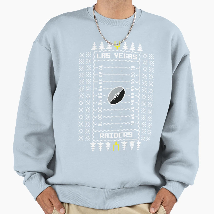 Las Vegas Raiders Ugly Sweatshirt - Minimalist Print for Adults - T-Shirt, Sweatshirt, Hoodie