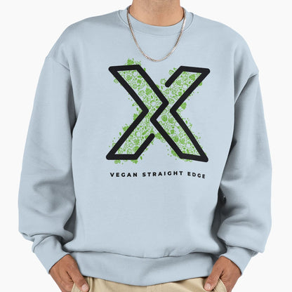 Vegan Straight Edge Sweatshirt - Graphic Print Men Women - T-Shirt, Sweatshirt, Hoodie