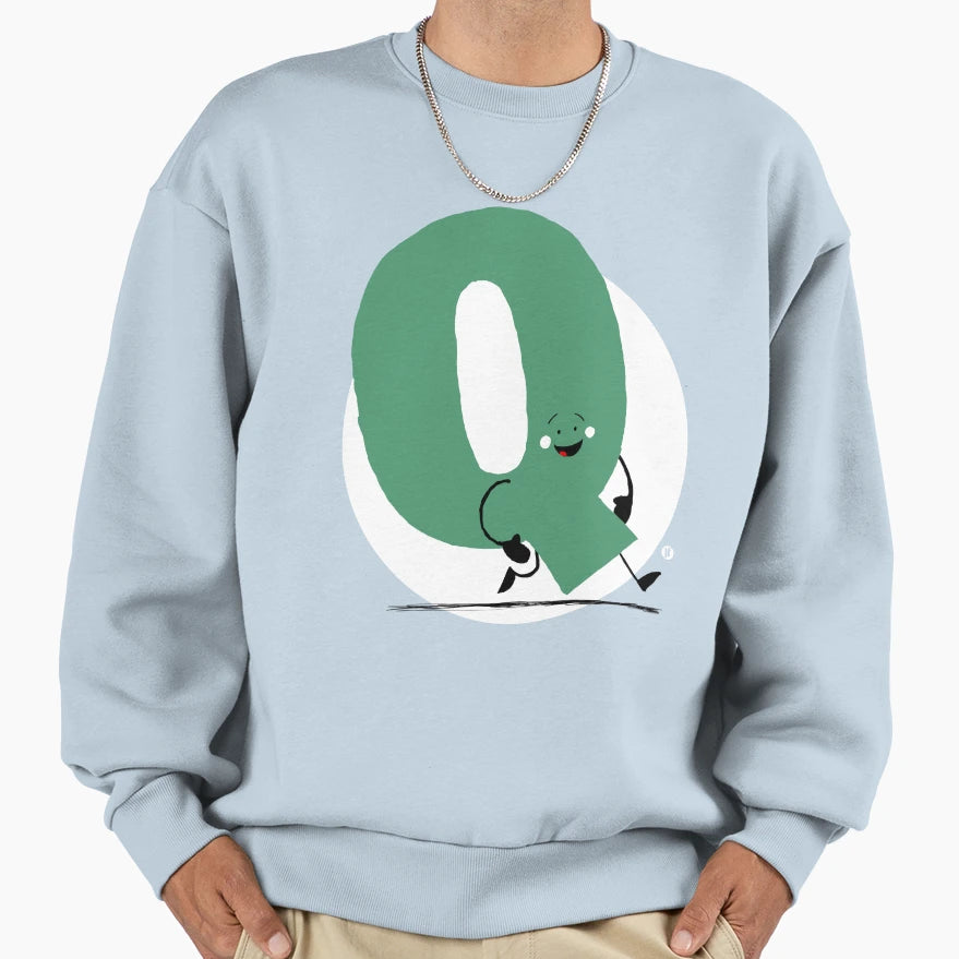 Letter Q Alphabet Name Begins Q Sweatshirt - Minimalist Print Men Women - T-Shirt, Sweatshirt, Hoodie