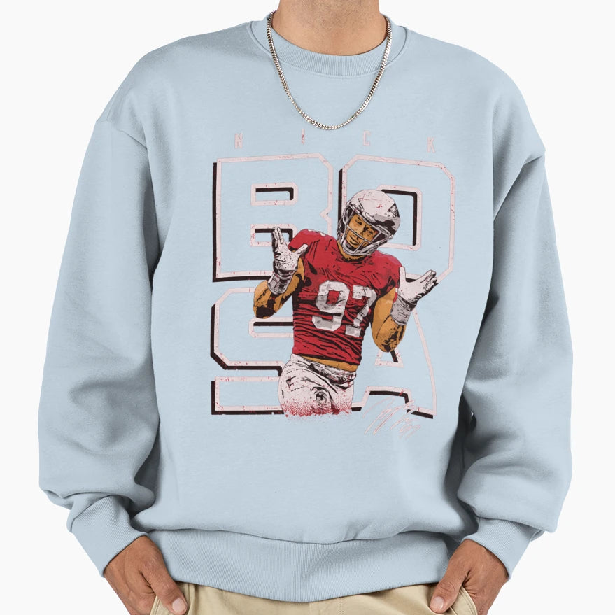 Defensive End 97 Player Footbal Sweatshirt - Streetwear Style Unisex - T-Shirt, Sweatshirt, Hoodie