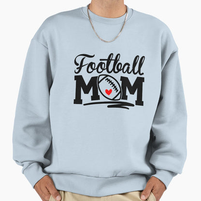 Football Mom Leopard Football Love T-Shirt - Aesthetic Graphic Men Women - T-Shirt, Sweatshirt, Hoodie