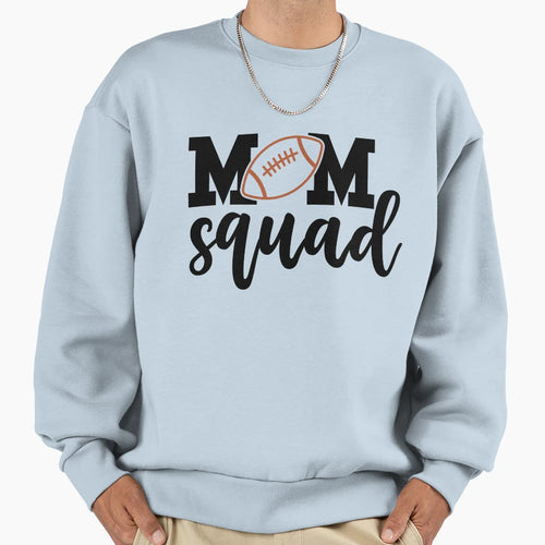 Mom Squad Football Home D Cor Sweatshirt - Aesthetic Graphic Men Women - T-Shirt, Sweatshirt, Hoodie