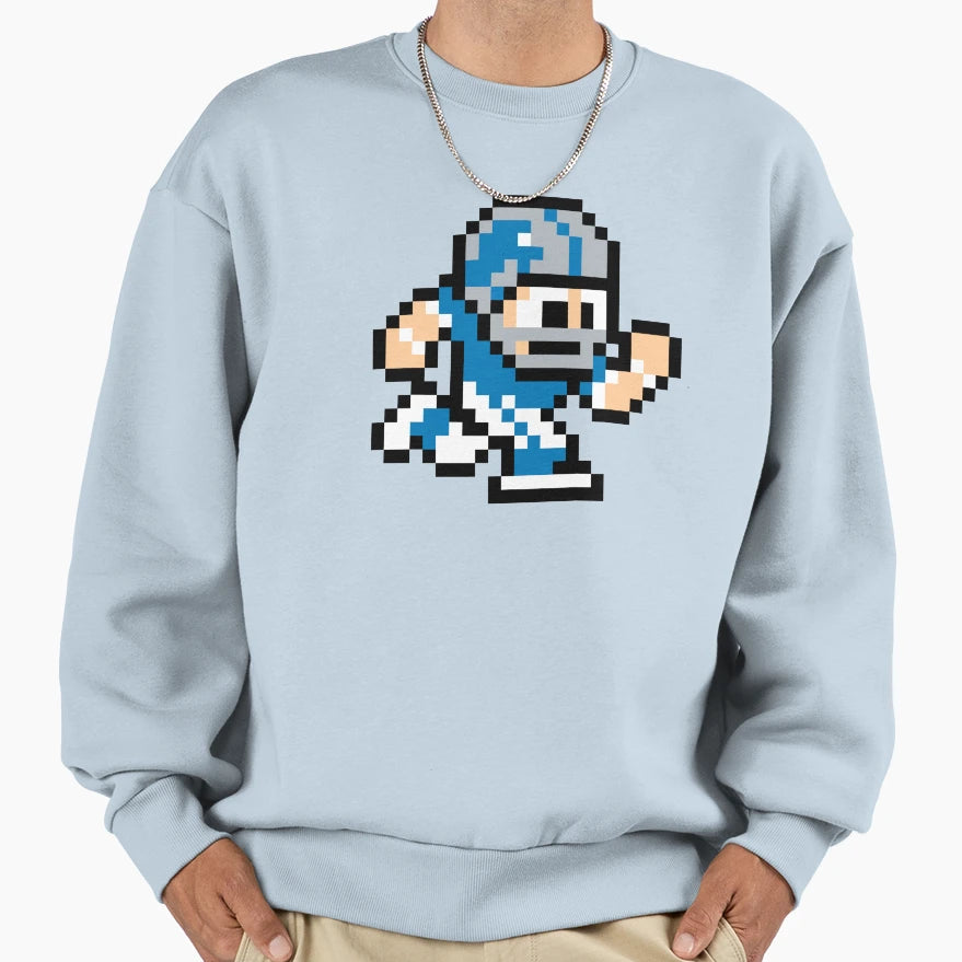 Detroit Lions Tecmo Super Bowl Sweatshirt - Streetwear Style Men Women - T-Shirt, Sweatshirt, Hoodie