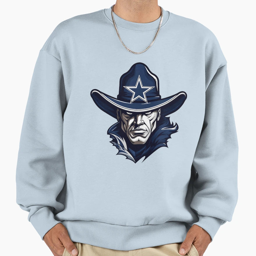 Old School Cowboy Sweatshirt - Novelty Apparel Unisex - T-Shirt, Sweatshirt, Hoodie