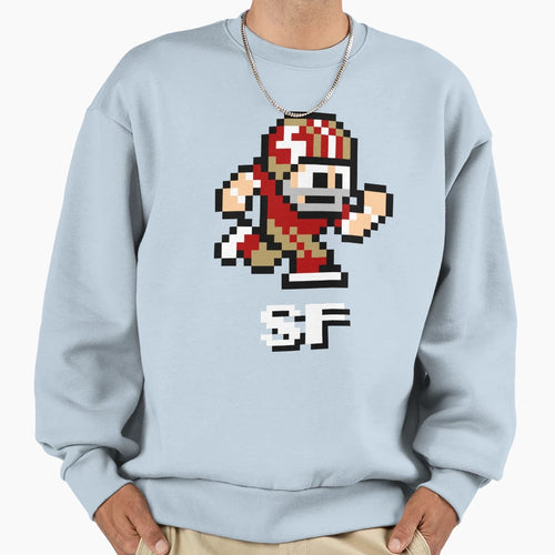 San Francisco 49Ers Tecmo Super Bowl Sweatshirt - Minimalist Print Unisex - T-Shirt, Sweatshirt, Hoodie