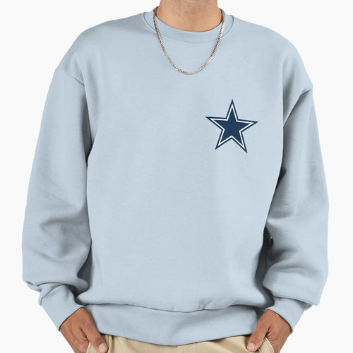 Dallas Lone Star Sports Team Logo Sweatshirt - Casual Everyday Wear Unisex - T-Shirt, Sweatshirt, Hoodie