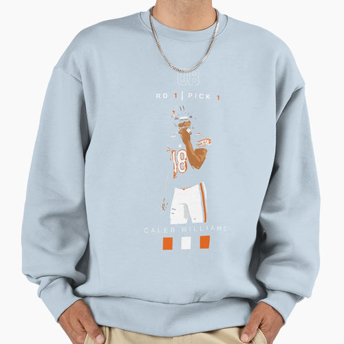 CW Qb Bears 18 Round 1 Pick 1 Sweatshirt - Fun Novelty Design for Adults - T-Shirt, Sweatshirt, Hoodie