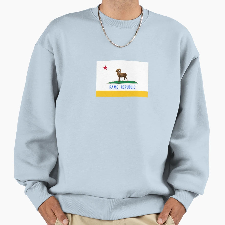 Rams Republic Away Sweatshirt - Trendy Graphic for Adults - T-Shirt, Sweatshirt, Hoodie