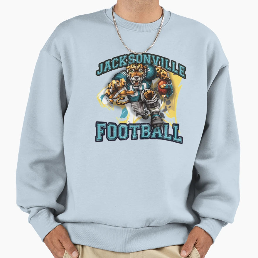 Jacksonville Football Detroit Sweatshirt - Casual Everyday Wear Unisex - T-Shirt, Sweatshirt, Hoodie
