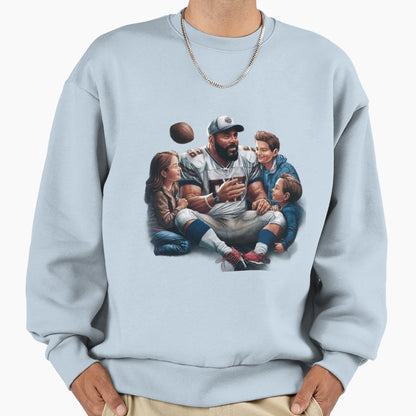 Husband Dad Fantasy Football Legend Sweatshirt - Custom Art Print Men Women - T-Shirt, Sweatshirt, Hoodie
