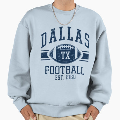Art Dallas Cowboys Sweatshirt - Casual Everyday Wear Men Women - T-Shirt, Sweatshirt, Hoodie