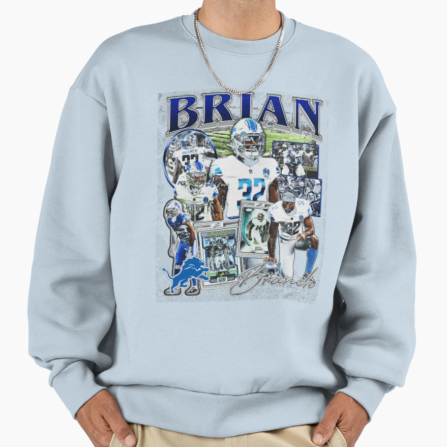 Brian Branch Bootleg Sweatshirt - Minimalist Print for Adults - T-Shirt, Sweatshirt, Hoodie