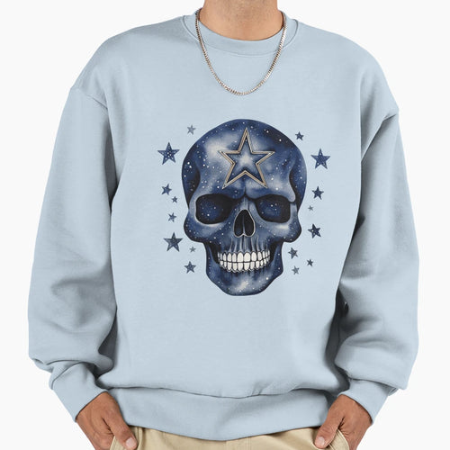 Watercolor Halloween Skull Sweatshirt - Aesthetic Graphic Unisex - T-Shirt, Sweatshirt, Hoodie