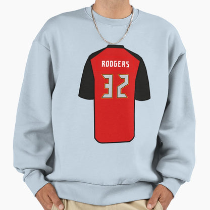 Jacquizz Rodgers Jersey Sweatshirt - Unique Graphic for Adults - T-Shirt, Sweatshirt, Hoodie
