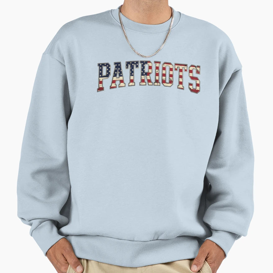Patriots American Flag Distressed T-Shirt - Casual Everyday Wear Men Women - T-Shirt, Sweatshirt, Hoodie