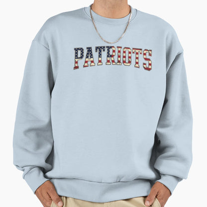 Patriots American Flag Distressed T-Shirt - Casual Everyday Wear Men Women - T-Shirt, Sweatshirt, Hoodie