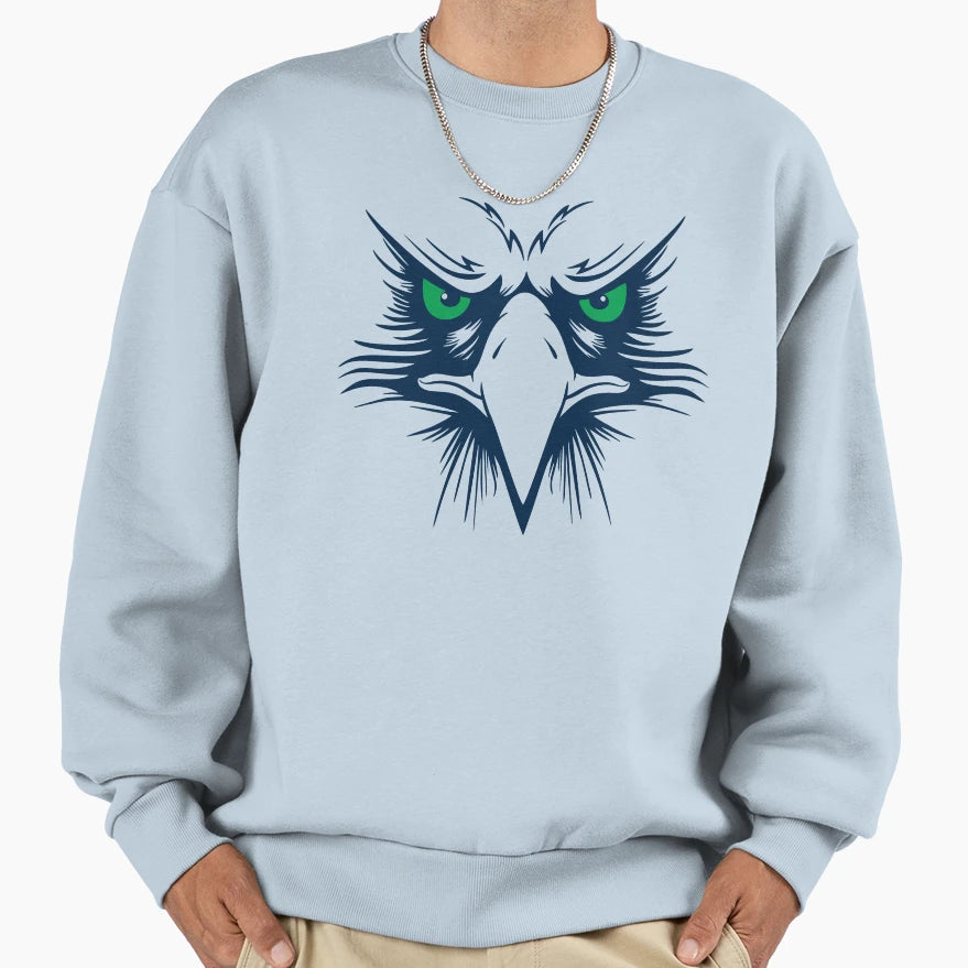 See Eye Seahawks Sweatshirt - Graphic Print for Adults - T-Shirt, Sweatshirt, Hoodie