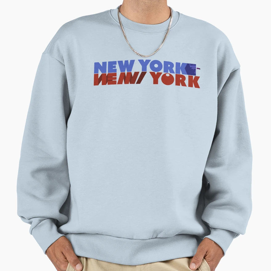 New York Both Sweatshirt - Fun Novelty Design Unisex - T-Shirt, Sweatshirt, Hoodie