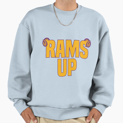 Rams Up West Chester University Sweatshirt - Aesthetic Graphic Unisex - T-Shirt, Sweatshirt, Hoodie