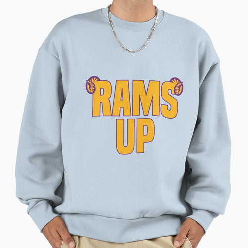 Rams Up West Chester University Sweatshirt - Aesthetic Graphic Unisex - T-Shirt, Sweatshirt, Hoodie
