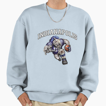Indianapolis Football Sweatshirt - Graphic Print Men Women - T-Shirt, Sweatshirt, Hoodie