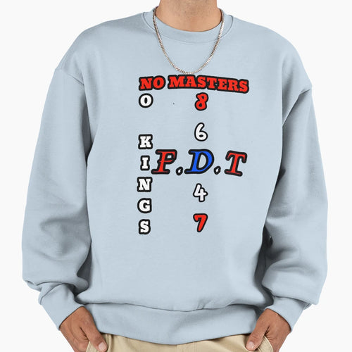 F D T No Kings Sweatshirt - Custom Art Print Men Women - T-Shirt, Sweatshirt, Hoodie
