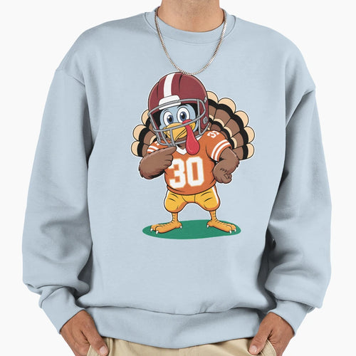 Funny Turkey Football Thanksgiving Sweatshirt - Streetwear Style Men Women - T-Shirt, Sweatshirt, Hoodie