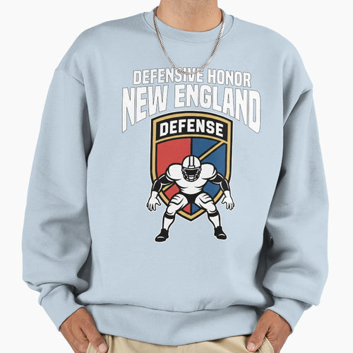 New England Defensive Honor New England Sweatshirt - Unique Graphic Unisex - T-Shirt, Sweatshirt, Hoodie