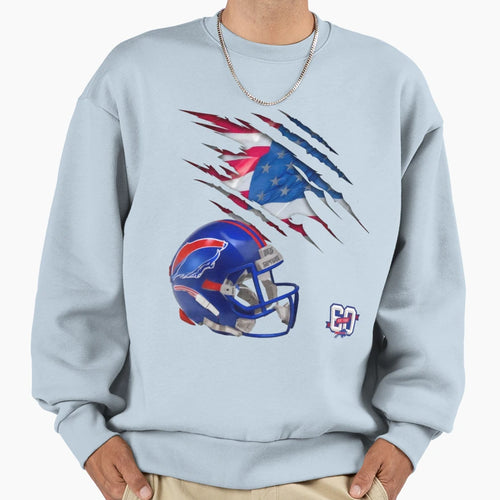 Art Buffalo Bills Sweatshirt - Custom Art Print Men Women - T-Shirt, Sweatshirt, Hoodie