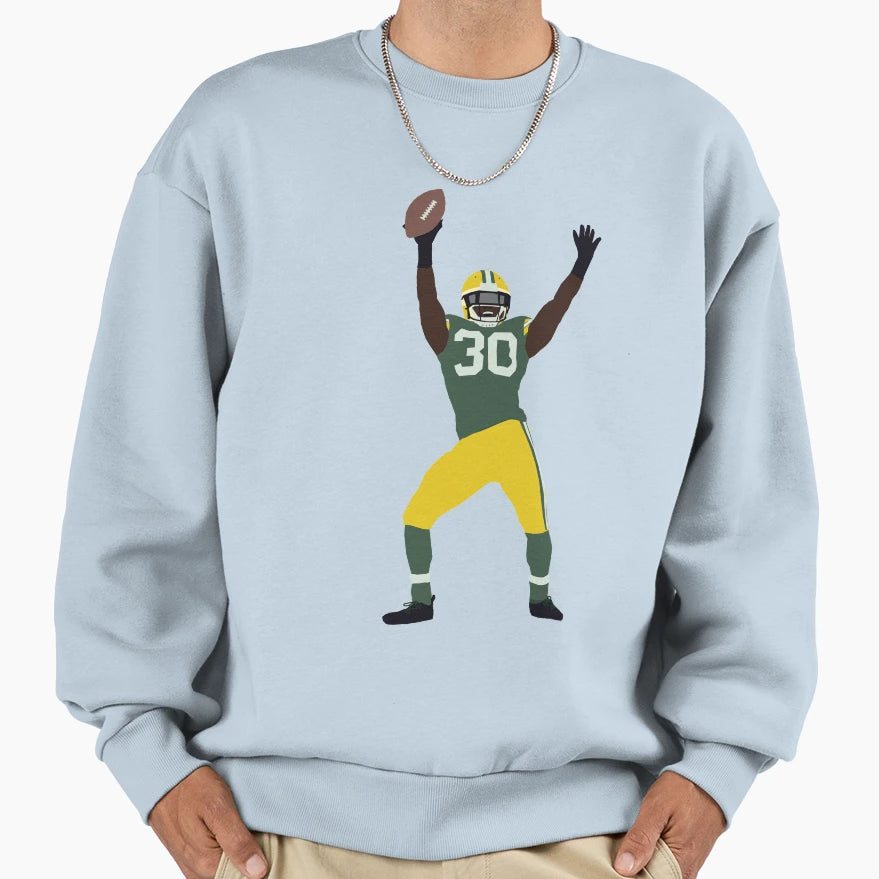 Jamaal Williams Football Dance Sweatshirt - Casual Everyday Wear for Adults - T-Shirt, Sweatshirt, Hoodie