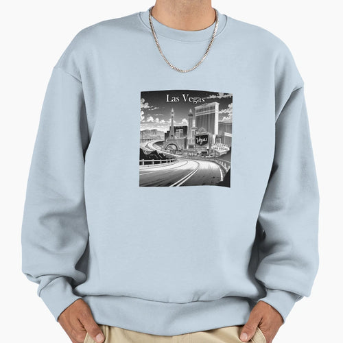 Las Vegas Sweatshirt - Minimalist Print Men Women - T-Shirt, Sweatshirt, Hoodie