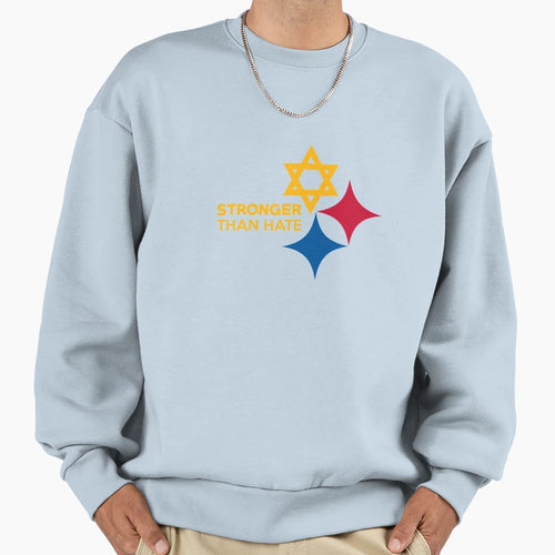 Pittsburgh Stronger Than Hate Sweatshirt - Aesthetic Graphic for Adults - T-Shirt, Sweatshirt, Hoodie