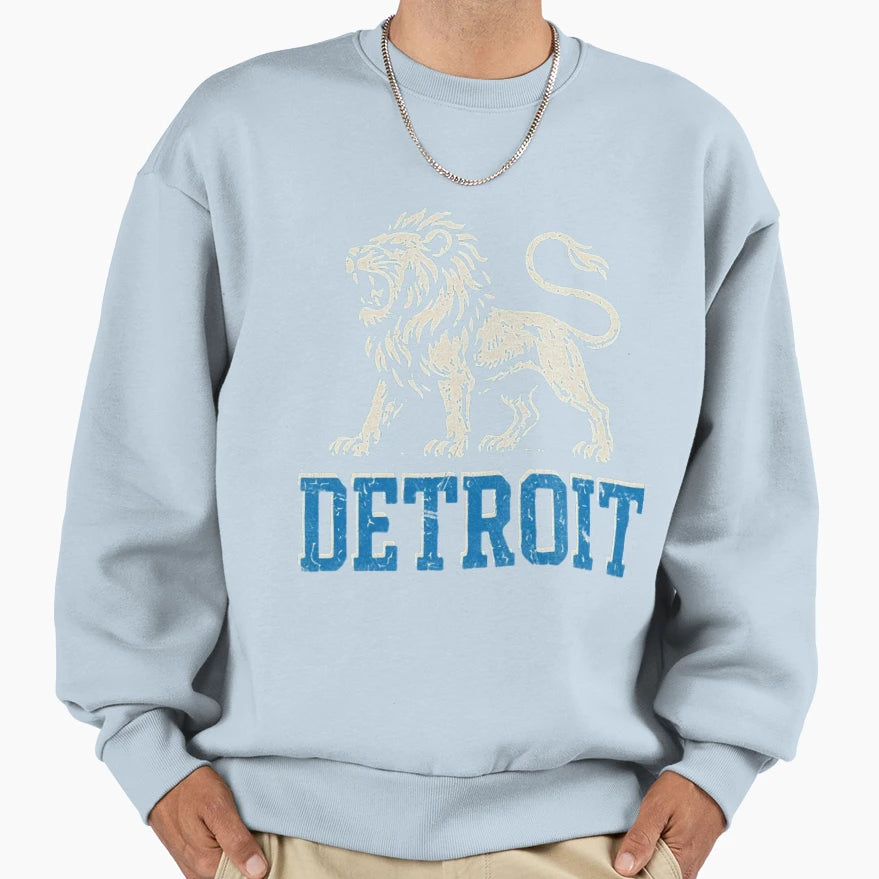 Football Detroit Lions Sweatshirt - Fun Novelty Design Men Women - T-Shirt, Sweatshirt, Hoodie