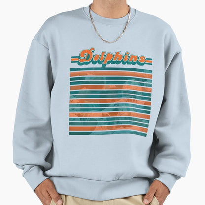 Football Miami Dolphins Sweatshirt - Graphic Print Unisex - T-Shirt, Sweatshirt, Hoodie