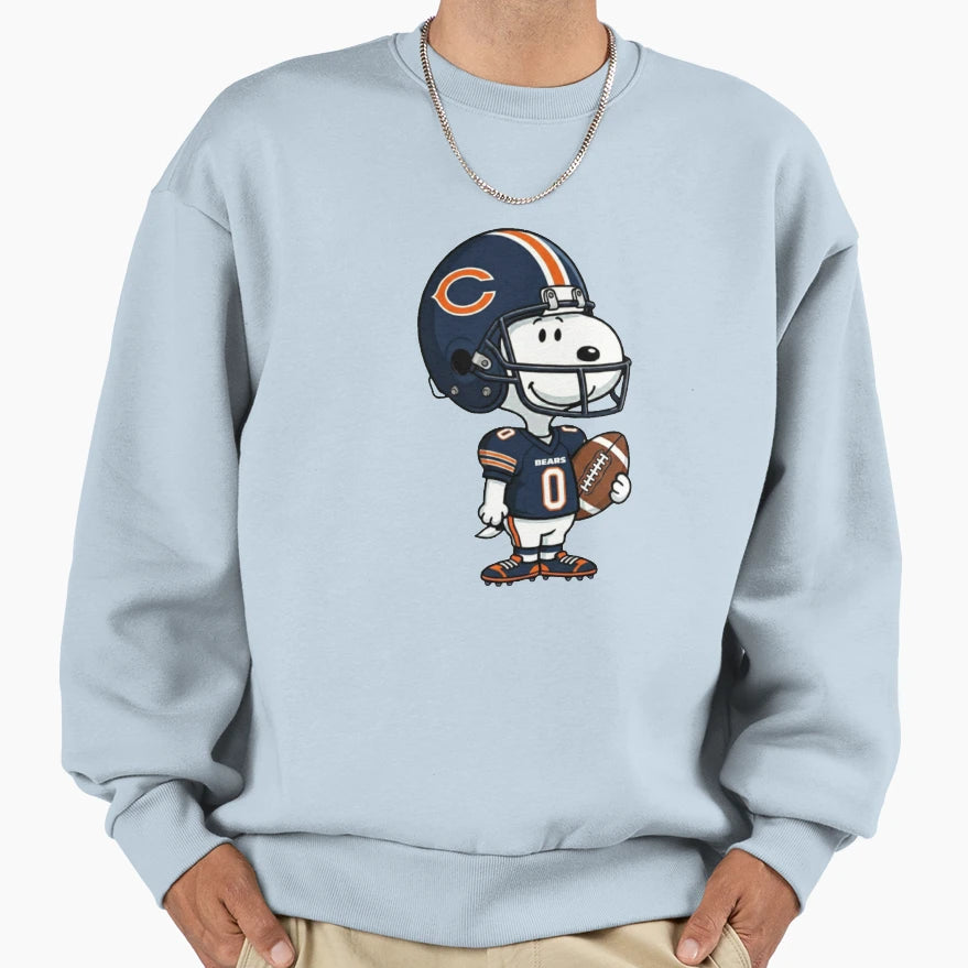 Holding Football Chicago Sweatshirt - Graphic Print Unisex - T-Shirt, Sweatshirt, Hoodie
