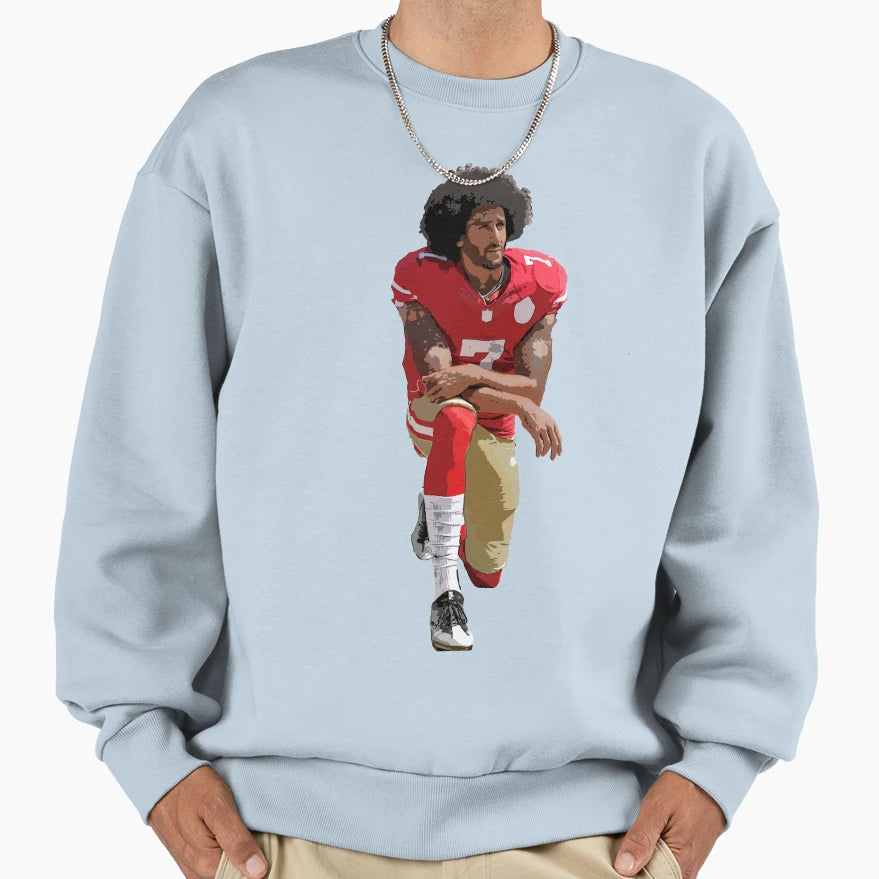 Colin Kapernick Sweatshirt - Minimalist Print Men Women - T-Shirt, Sweatshirt, Hoodie