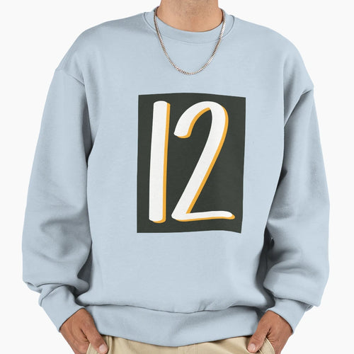 AR Number 12 Sweatshirt - Minimalist Print Unisex - T-Shirt, Sweatshirt, Hoodie