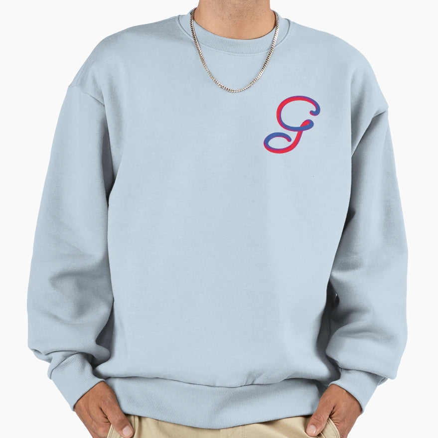 G Letter Name Sweatshirt - Minimalist Print Men Women - T-Shirt, Sweatshirt, Hoodie