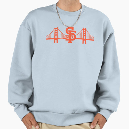 Sf Bridge Sweatshirt - Minimalist Print for Adults - T-Shirt, Sweatshirt, Hoodie