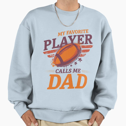 Cheer Dad And Husband Football Sweatshirt - Minimalist Print for Adults - T-Shirt, Sweatshirt, Hoodie