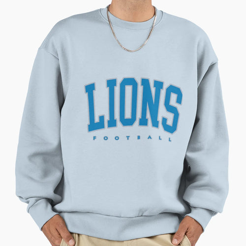 Football Detroit Lions Sweatshirt - Casual Everyday Wear Men Women - T-Shirt, Sweatshirt, Hoodie