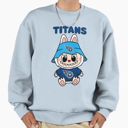 Tennessee Titans Mascot Cartoon Sweatshirt - Trendy Graphic Men Women - T-Shirt, Sweatshirt, Hoodie